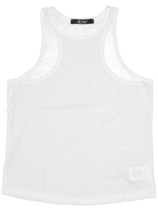 26SS 라 로즈 민소매 티셔츠 TP002008 WHITE