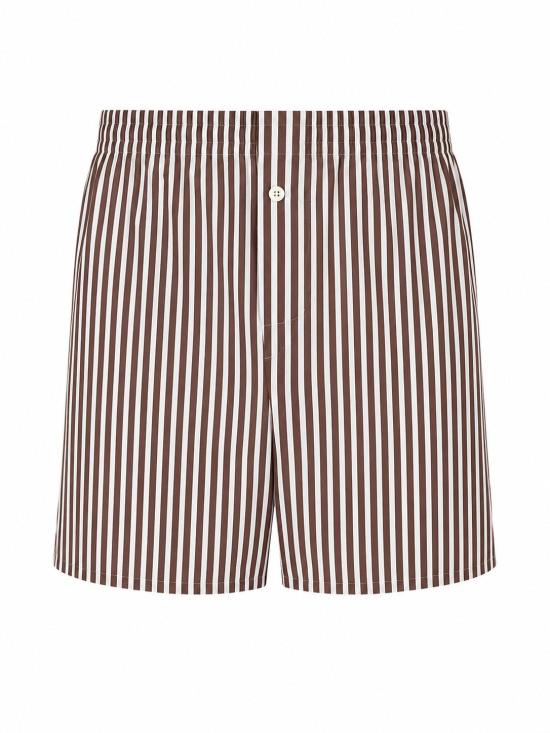 26FW 라 로즈 숏팬츠 PS002001 BROWN STRIPES