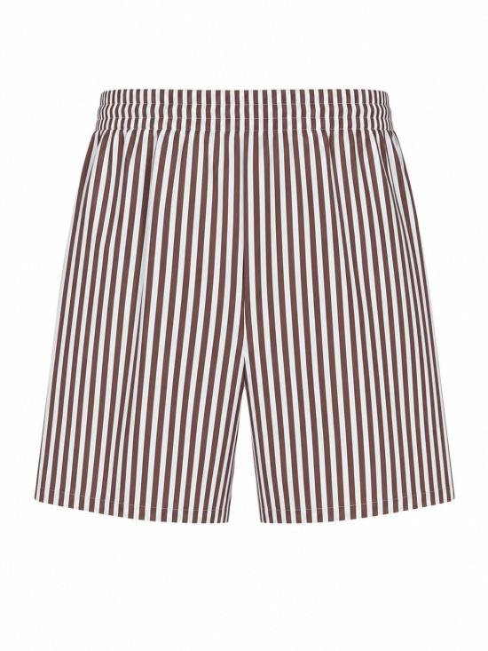 26FW 라 로즈 숏팬츠 PS002001 BROWN STRIPES - LA ROSE