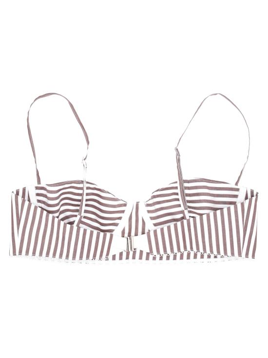 26SS 라 로즈 민소매 티셔츠 TP003001 BROWN STRIPES - LA ROSE