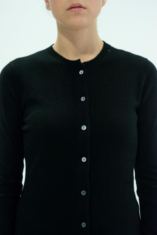 25FW 라 로즈 가디건 GDC22801C 2000 NERO - LA ROSE