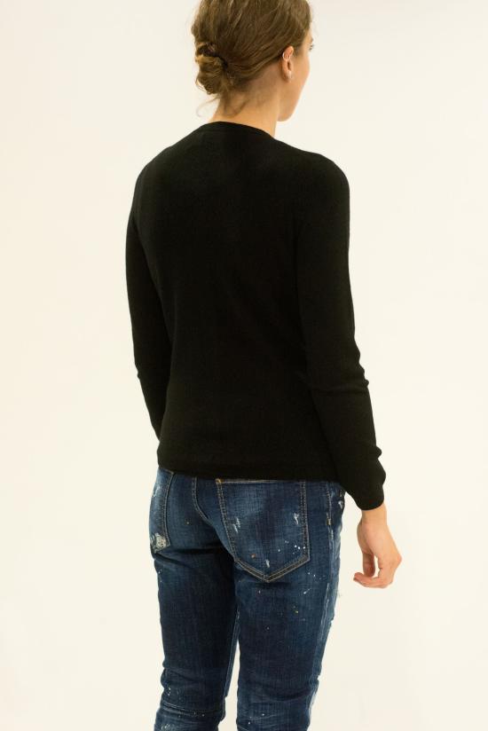 25FW 라 로즈 가디건 GDC22801C 2000 NERO - LA ROSE