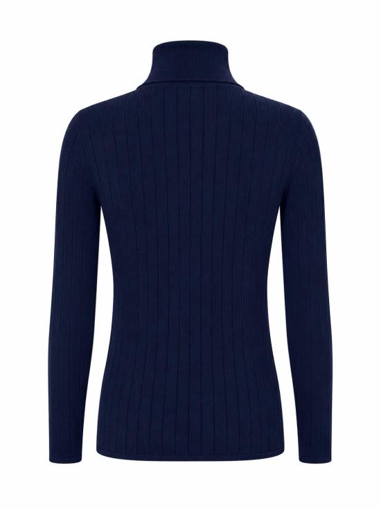 25FW 라 로즈 터틀넥 J01121 30098 Blue Navy - LA ROSE
