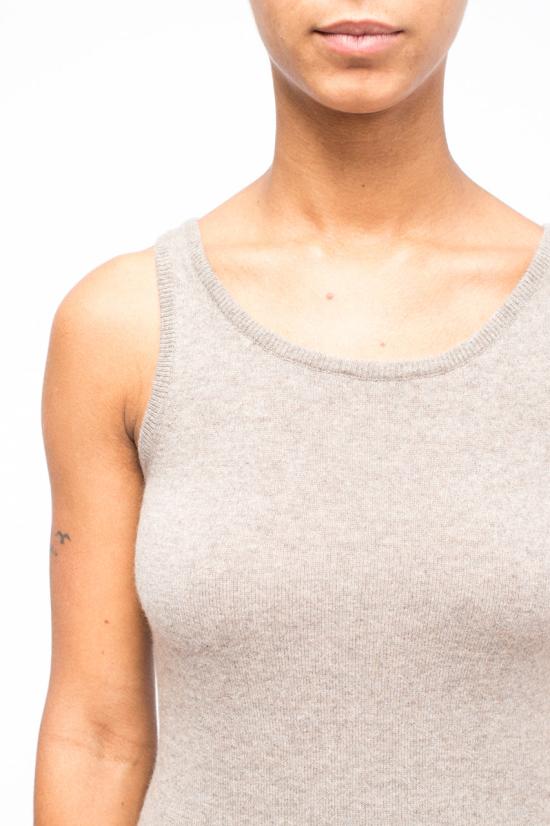 25FW 라 로즈 민소매 티셔츠 GDC22806C 20629 GRIGIO MELANGE - LA ROSE