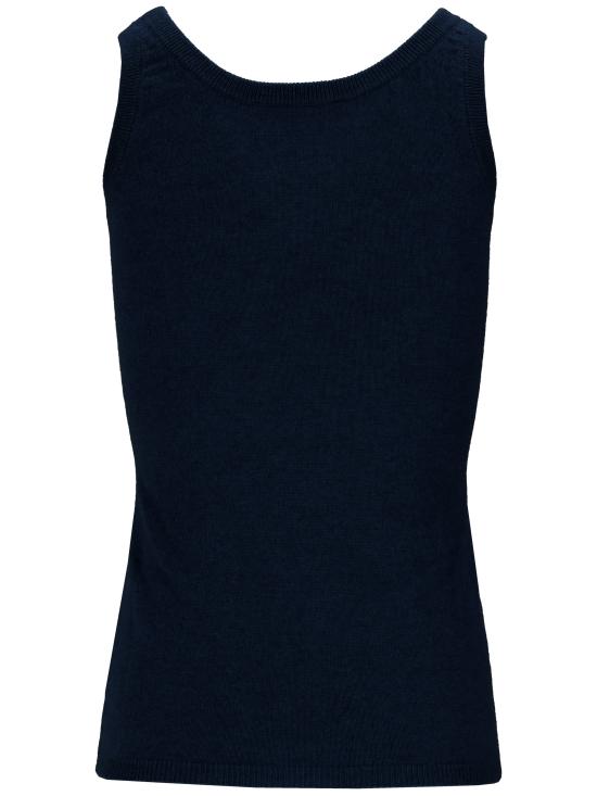 26FW 라 로즈 민소매 티셔츠 GDC22806C 20102 Blue Navy - LA ROSE