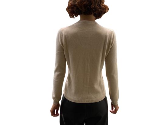 25FW 라 로즈 스웨터 GDC22801 21105 AVORIO - LA ROSE