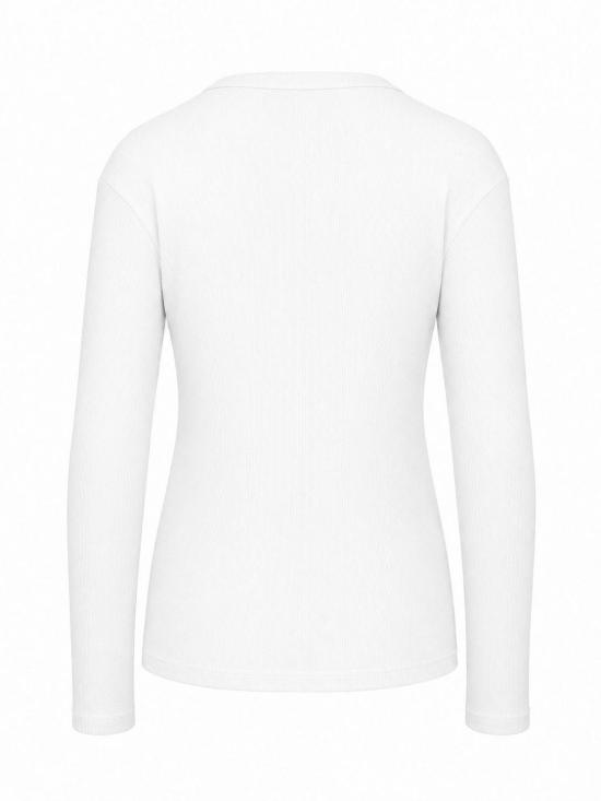 26FW 라 로즈 긴팔 티셔츠 TS001008COSTINE WHITE - LA ROSE