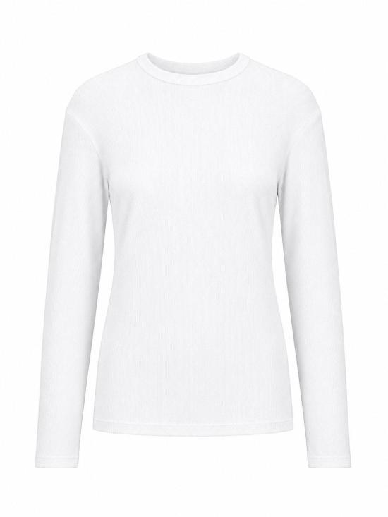 26FW 라 로즈 긴팔 티셔츠 TS001008COSTINE WHITE