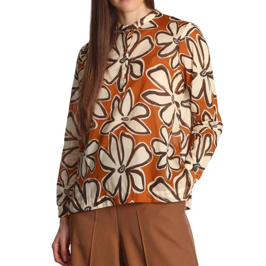  NIU' 셔츠 P25 607 T056 TERRACOTA Arancione