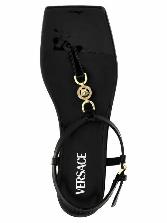 24FW 베르사체 샌들 1013453D2VE1B00V Black - VERSACE