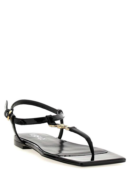 24FW 베르사체 샌들 1013453D2VE1B00V Black - VERSACE