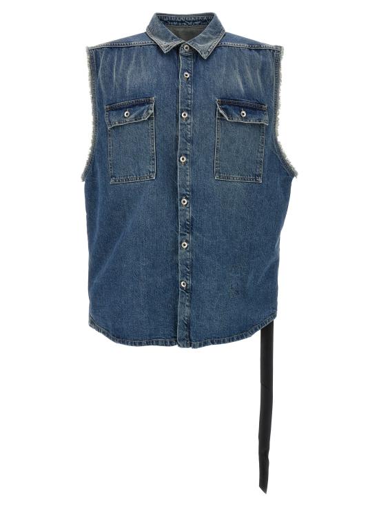 25SS 다크쉐도우 반팔 셔츠 DU01E3764DWB06 Blue