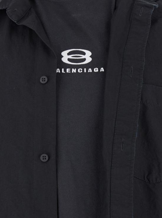 24FW 발렌시아가 긴팔 셔츠 794656TNM601000 Black - BALENCIAGA