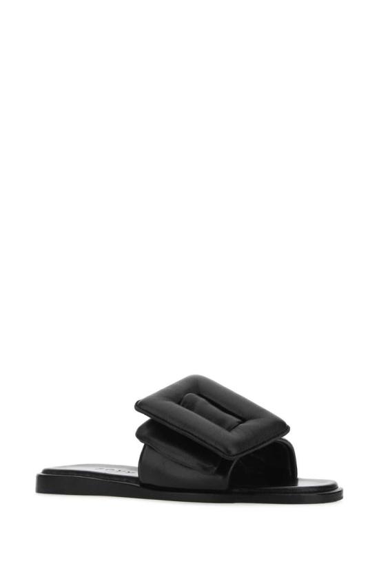  보위 뮬/슬리퍼 PUFFYSANDAL BLACK Black - BOYY