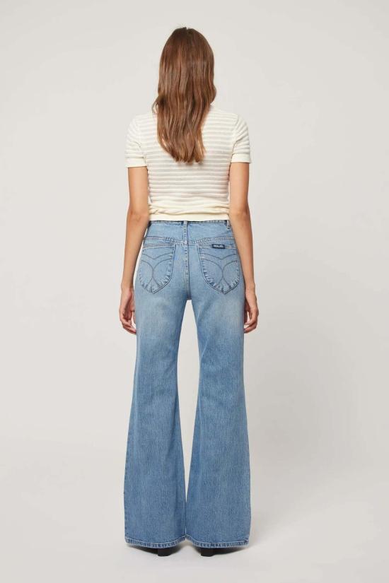  롤라스 데님 팬츠 이스트코스트 플레어 리아 브래드 블루 - ROLLAS