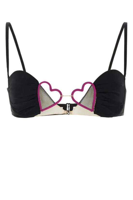  넨시 도자카 블라우스 NDSS23LIN001 BLKFCS