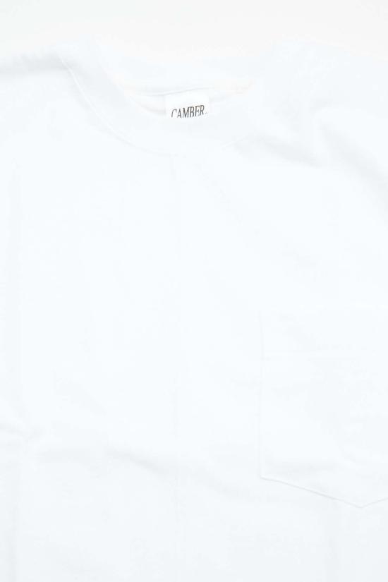  캠버 반팔 티셔츠 맥스 웨이트 헤비웨이트 티셔츠 화이트 - CAMBER