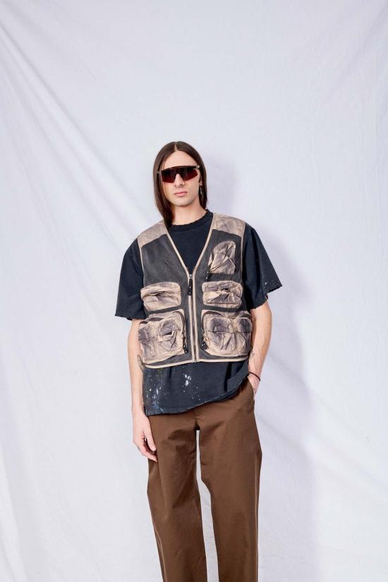  Boiler Room 베스트 보일러룸 브라운 멀티포켓 질레 브라운 - OTHER BRANDS