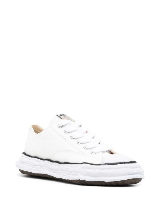 25FW 메종 미하라 야스히로 피터슨23 OG 솔 캔버스 로우탑 A11FW702WHITE - MAISON MIHARA YASUHIRO