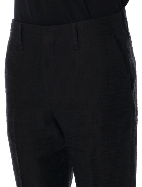 25SS 펜디 스트레이트 팬츠 FB1029AU6Y F0QA1 BLACK - FENDI