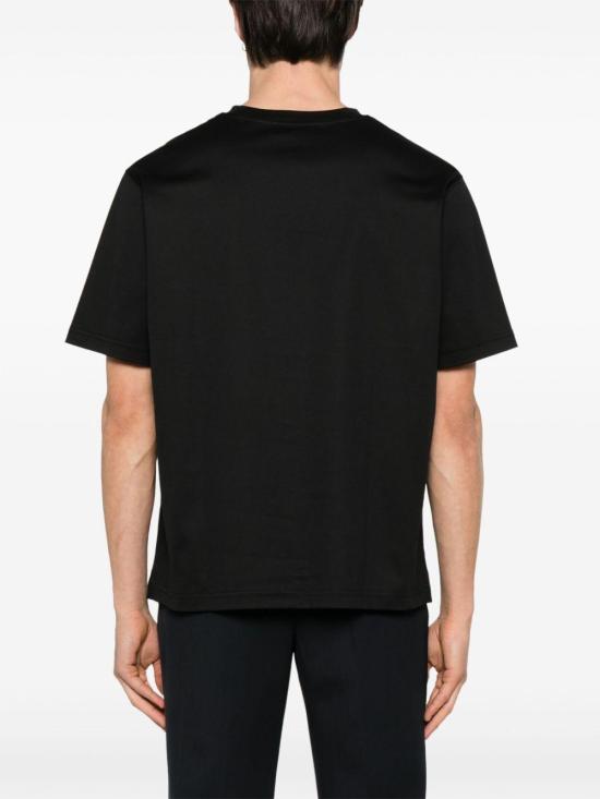  라르디니 반팔 티셔츠 ESLTMC57ES64052 999 BLACK DOM - LARDINI