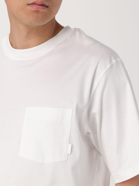  라르디니 반팔 티셔츠 ESLTMC57ES64052 100 WHITE DOM - LARDINI