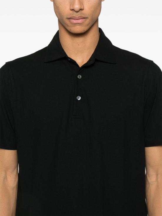  라르디니 폴로 티셔츠 ESLPMC80ES64053 999 BLACK DOM - LARDINI