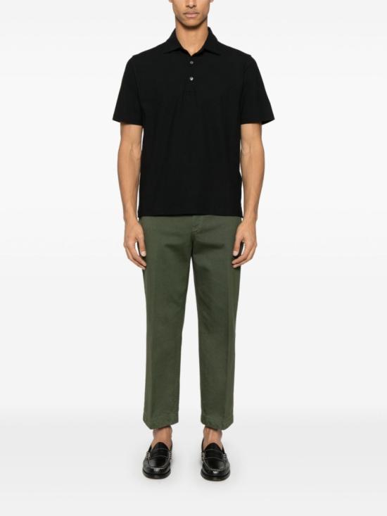  라르디니 폴로 티셔츠 ESLPMC80ES64053 999 BLACK DOM - LARDINI