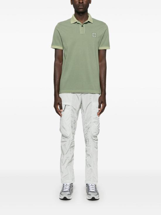 25SS 스톤 아일랜드 폴로 티셔츠 K1S1522002SCS0067V0055 SAGE GREEN DOM - STONE ISLAND