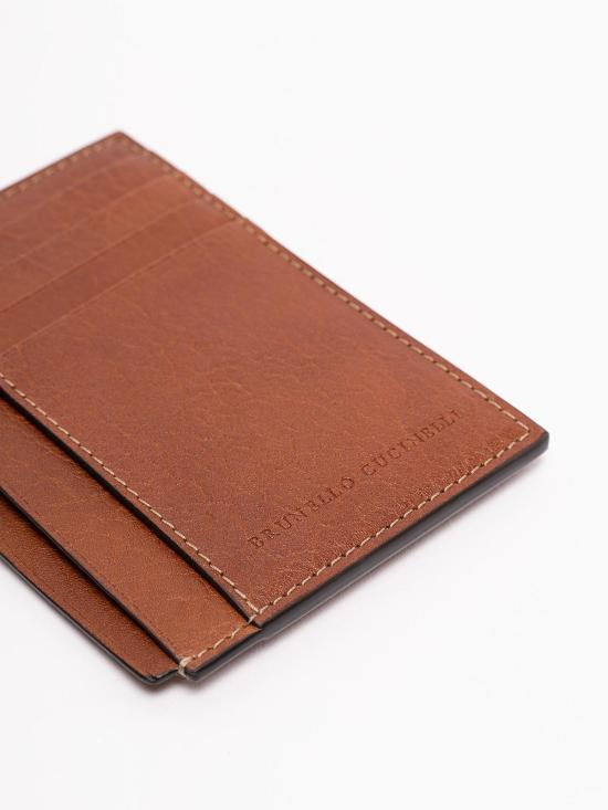  브루넬로 쿠치넬리 지갑 MWZIU320C6608 Light Brown - BRUNELLO CUCINELLI