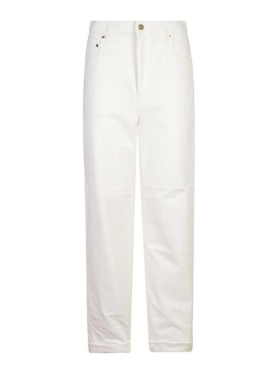  골든구스 스트레이트 팬츠 GWP00844P00098010190 White