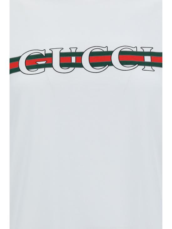 26SS 구찌 프린트 반팔 티셔츠 788093XJGL6 9074 WHITE - GUCCI