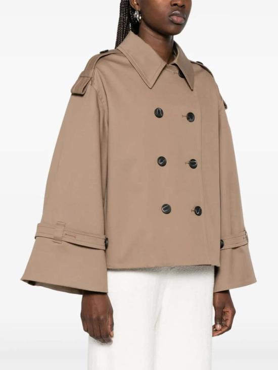  바이말렌비거 트렌치 코트 By Malene Birger Alisandra 트렌치 재킷 화석 - BY MALENE BIRGER