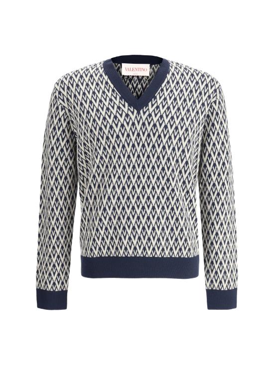 25SS 발렌티노 가라바니 스웨터 6V3KC32XAR0 QTD BLUE