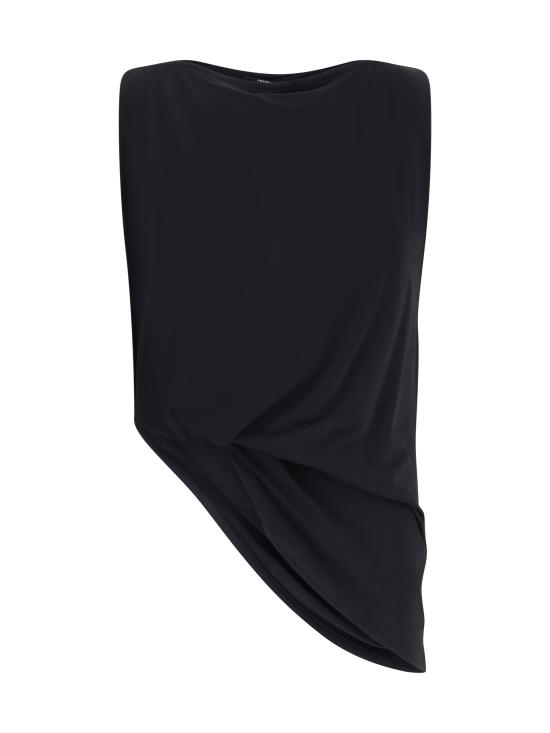 25SS 자크뮈스 민소매 티셔츠 251TO1222381 990 BLACK