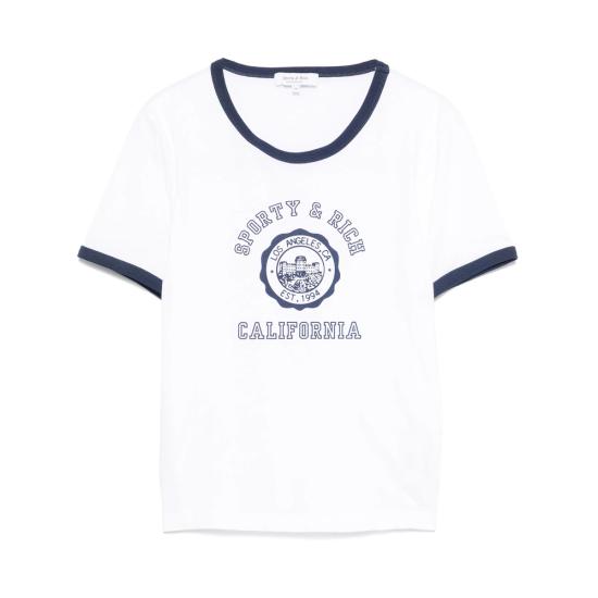 25SS 스포티앤리치 반팔 티셔츠 TO073606205WH WHITE