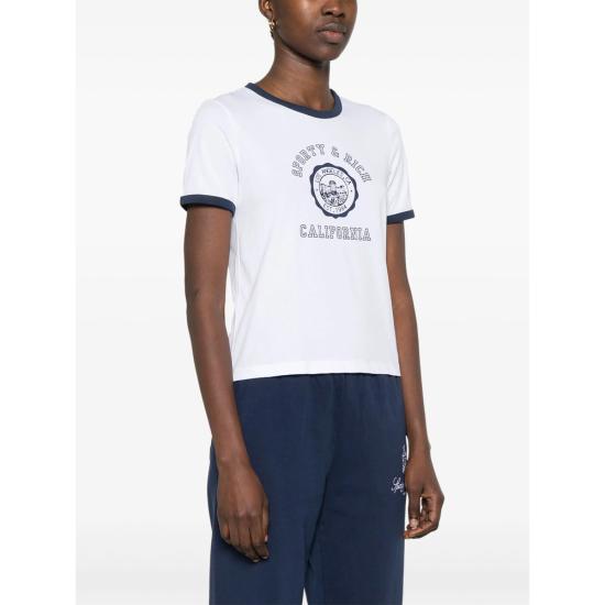 25SS 스포티앤리치 반팔 티셔츠 TO073606205WH WHITE - SPORTY & RICH