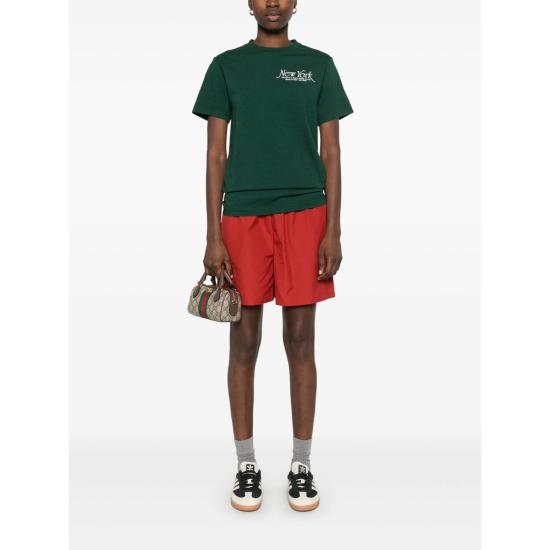 25SS 스포티앤리치 반팔 티셔츠 TO043606034GR FORES GREEN - SPORTY & RICH