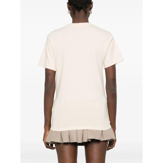 25SS 스포티앤리치 반팔 티셔츠 TO043606241CR CREAM NEUTRALS - SPORTY & RICH