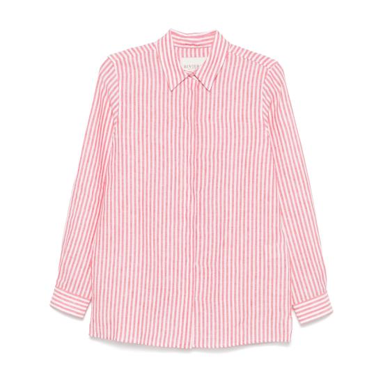 25SS 리비에라 셔츠 ST001 RED RED WHITE