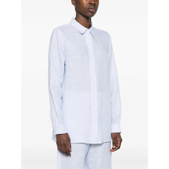 25SS Riviera 셔츠 ST001 LGBLU BLUE WHITE - OTHER BRANDS