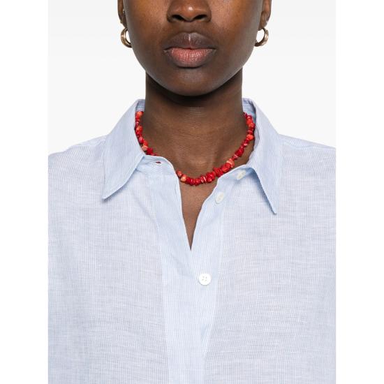 25SS Riviera 셔츠 ST001 LGBLU BLUE WHITE - OTHER BRANDS