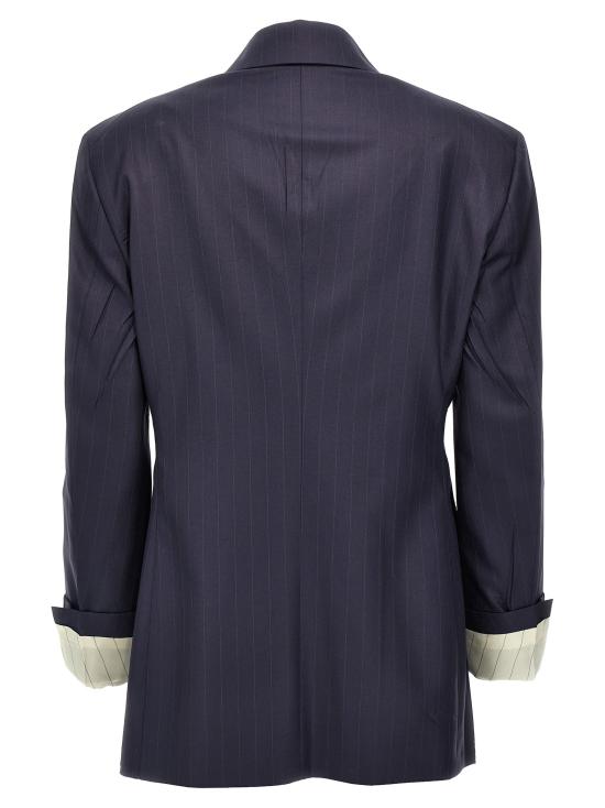 25FW 프라다 수트 자켓 P549PSOOO16PSF0008 Blue - PRADA