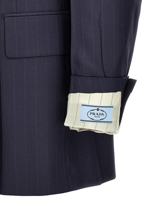 25FW 프라다 수트 자켓 P549PSOOO16PSF0008 Blue - PRADA