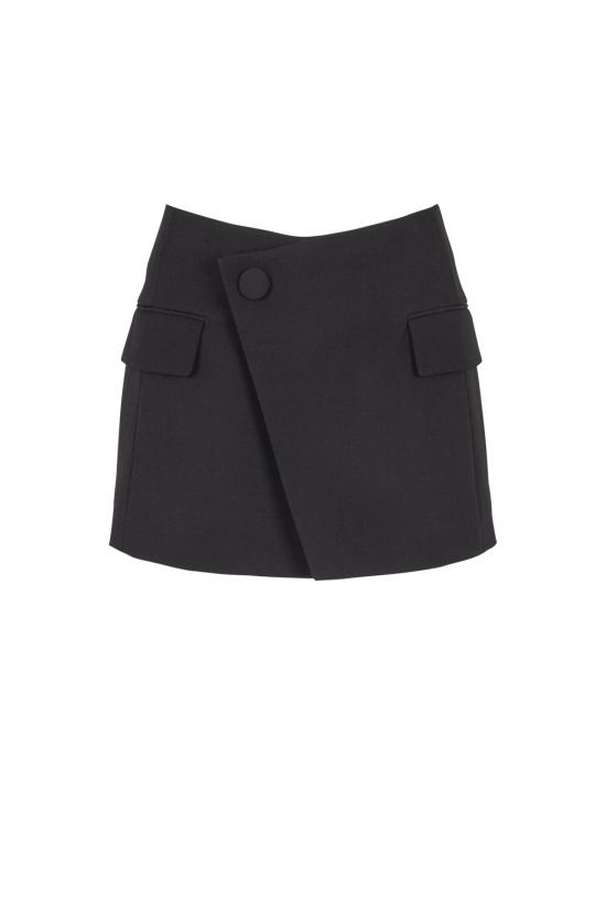 25SS 발망 숏 스커트 EF0LA515WC09 0PA Black