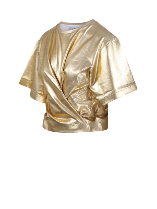 25SS 누드 반팔 티셔츠 1103E25308 570 GOLD - NUDE