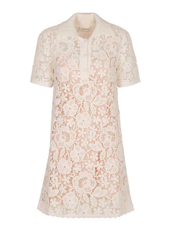  파로쉬 미디 원피스 D550877COPPER002 White