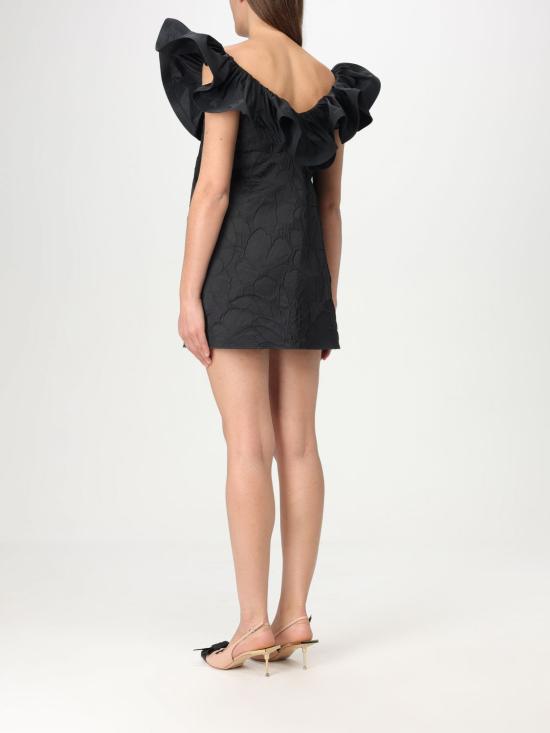 25FW 엘리자베타프랜치 숏 원피스 AB698 110 Black - ELISABETTA FRANCHI