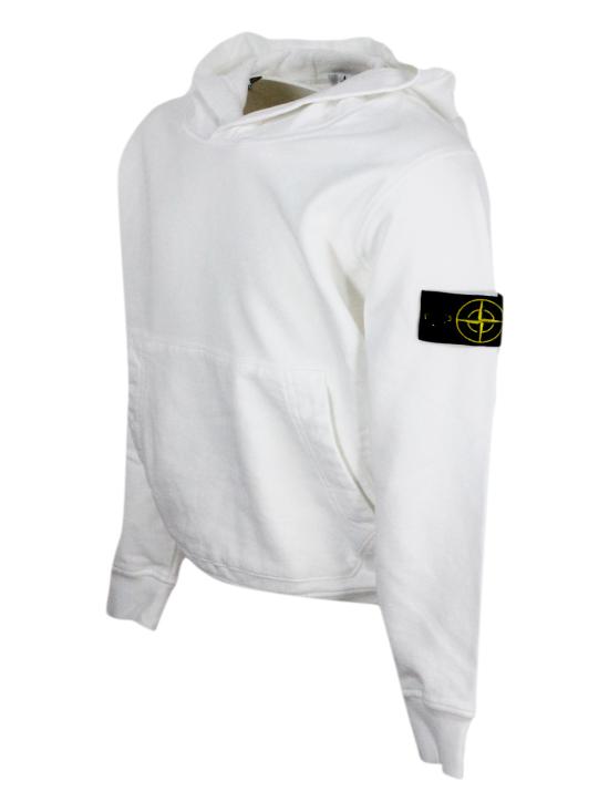25SS [주니어] 스톤 아일랜드 니트/스웻셔츠 801661640 White - STONE ISLAND