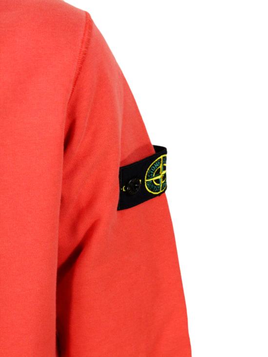 25SS [주니어] 스톤 아일랜드 니트/스웻셔츠 801661340 37 Orange - STONE ISLAND